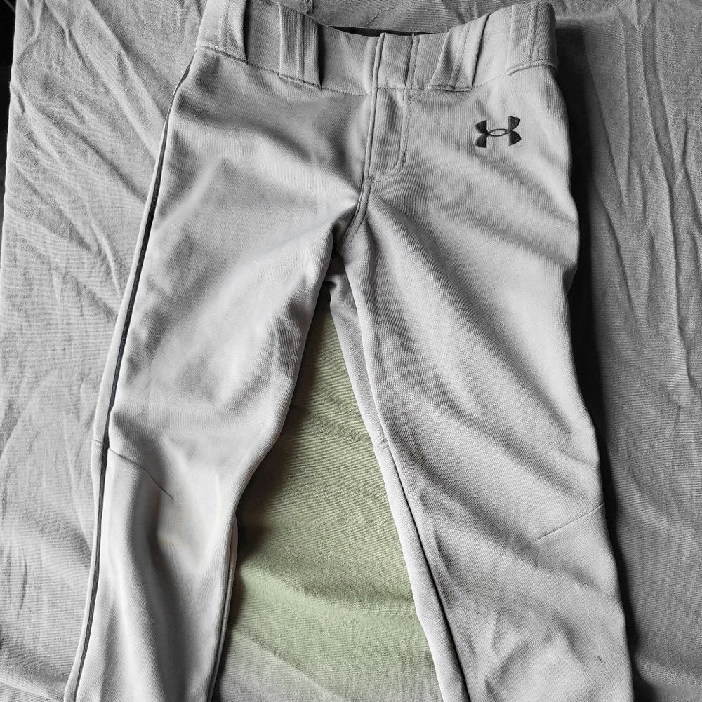 Under Armour Gray Performance Baseball Pants